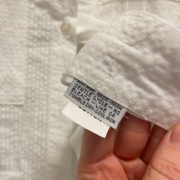 Dos Carolinas White Guayabera Dress - Picture 11 of 16